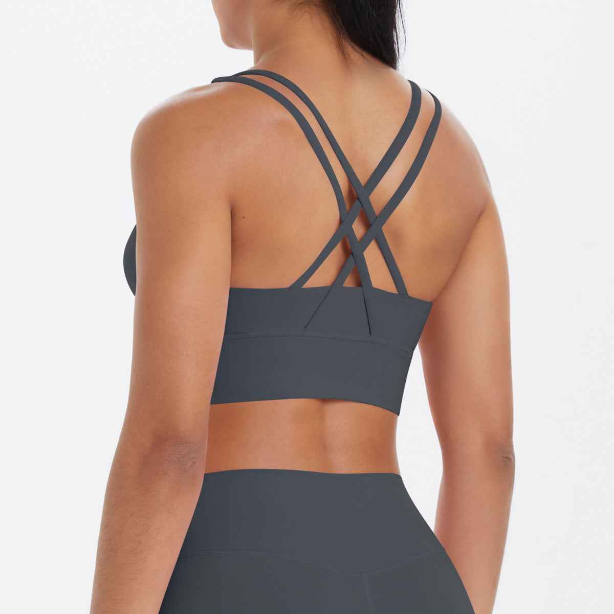 HEAT Crossback Double-Strap Sports Bra