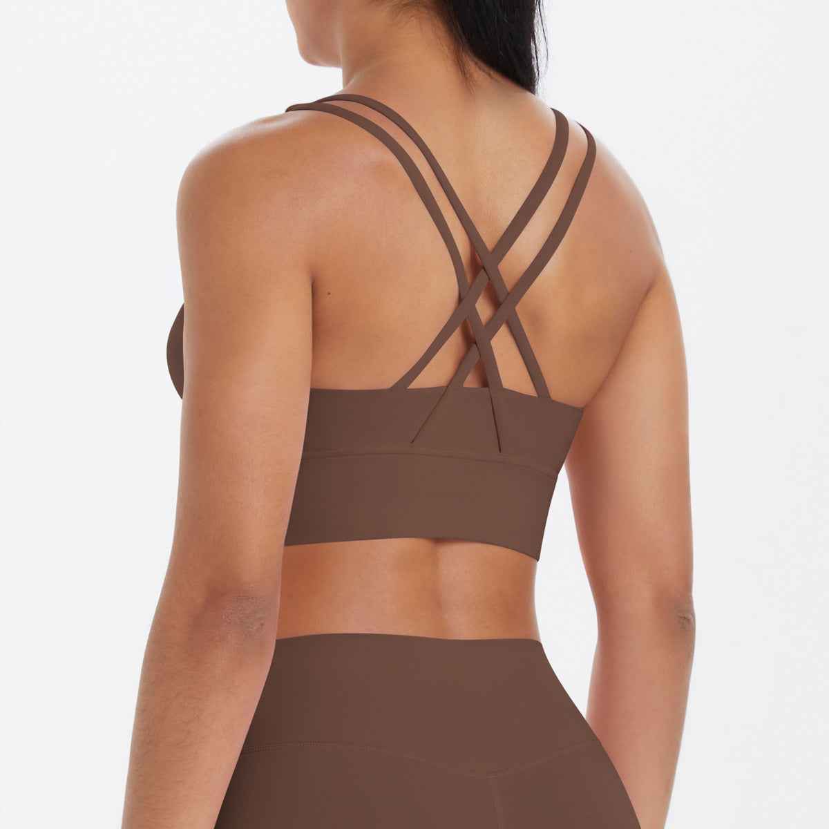 HEAT Crossback Double-Strap Sports Bra