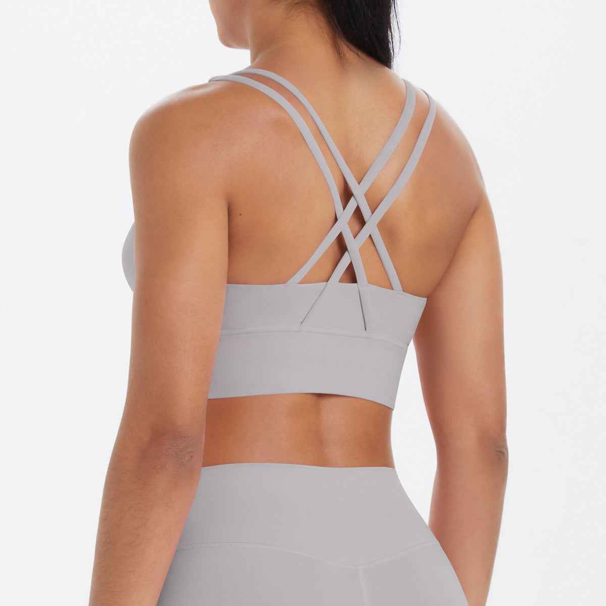 HEAT Crossback Double-Strap Sports Bra