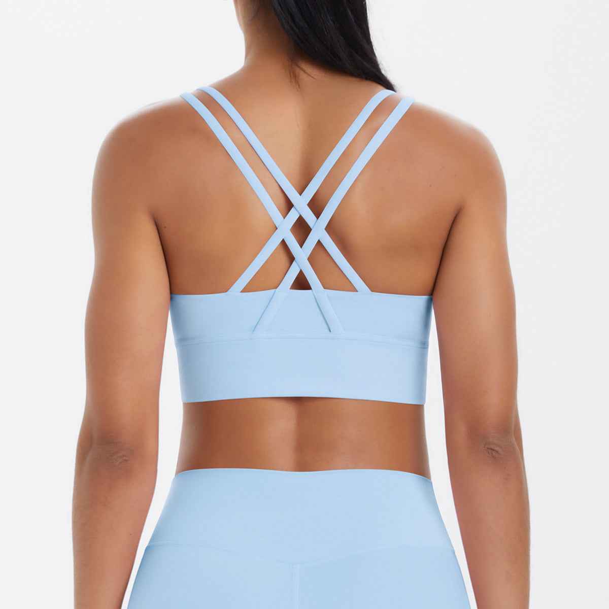 HEAT Crossback Double-Strap Sports Bra