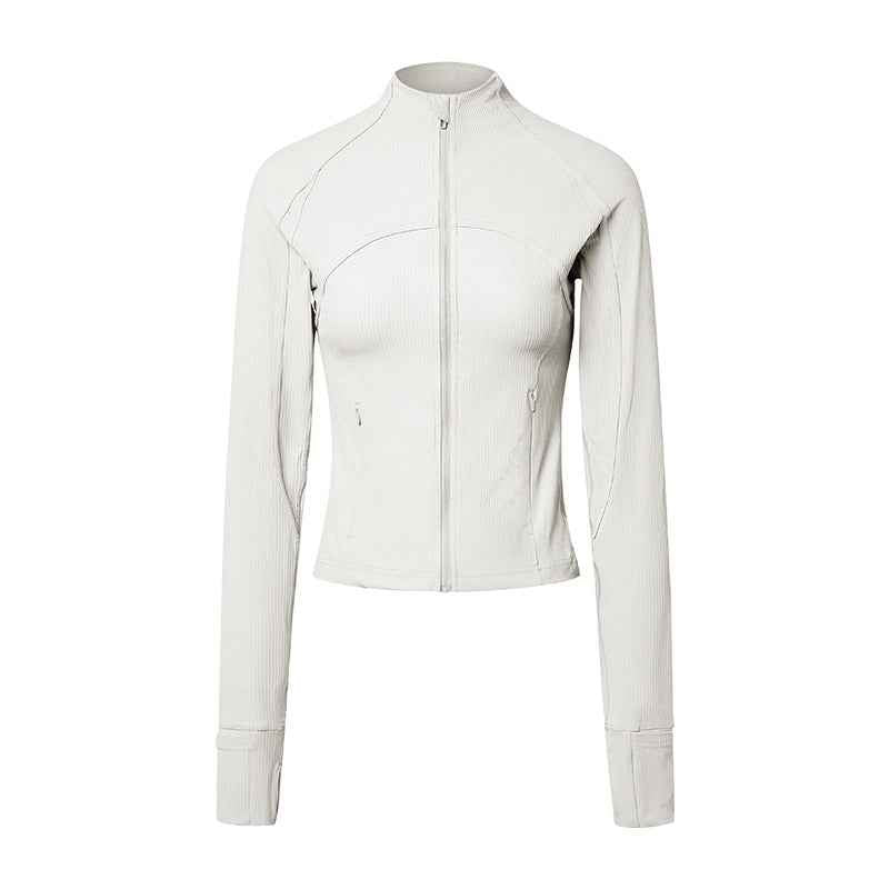 HEAT Ribbed High-Stretch Zip Jacket