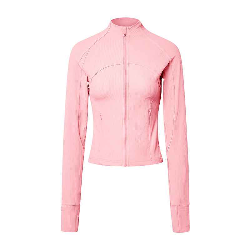 HEAT Ribbed High-Stretch Zip Jacket