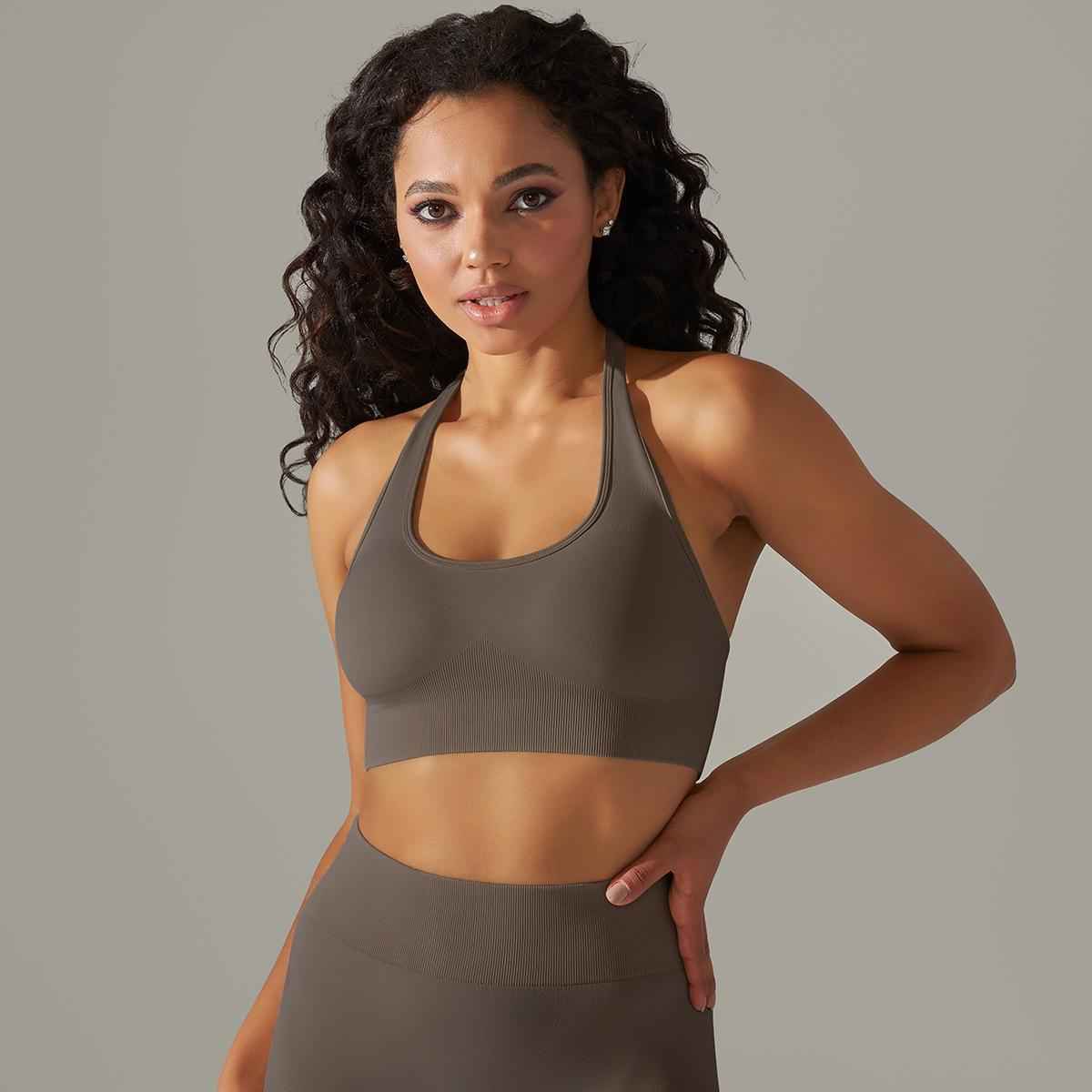 HEAT Seamless Halter Sports Bra