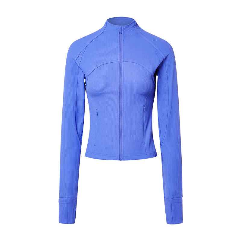 HEAT Ribbed High-Stretch Zip Jacket