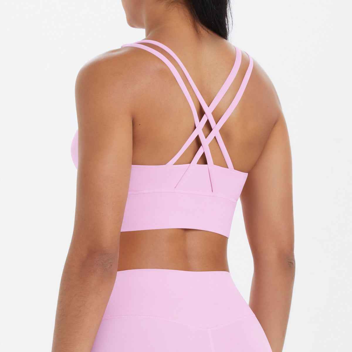 HEAT Crossback Double-Strap Sports Bra