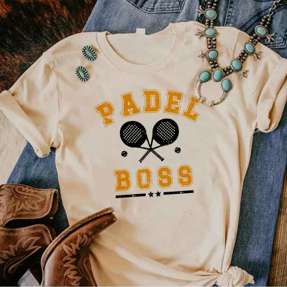 HEAT Graphic Padel Tee Women